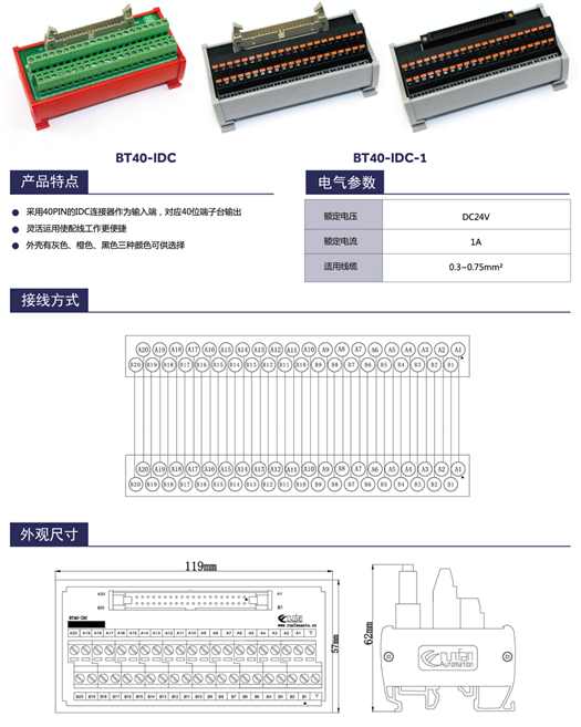 PLC专用转接模块