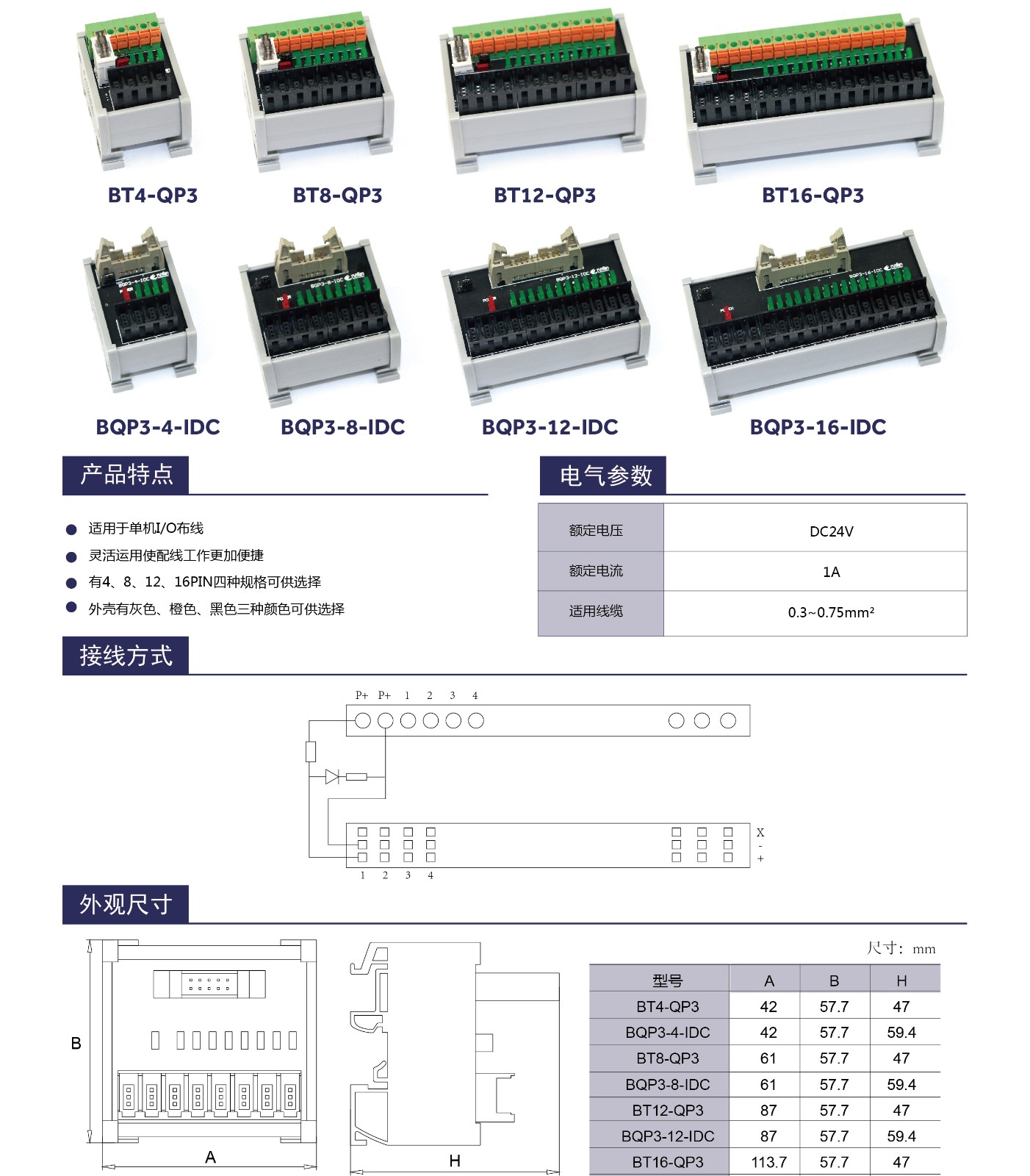 外部I/O信号转接模块